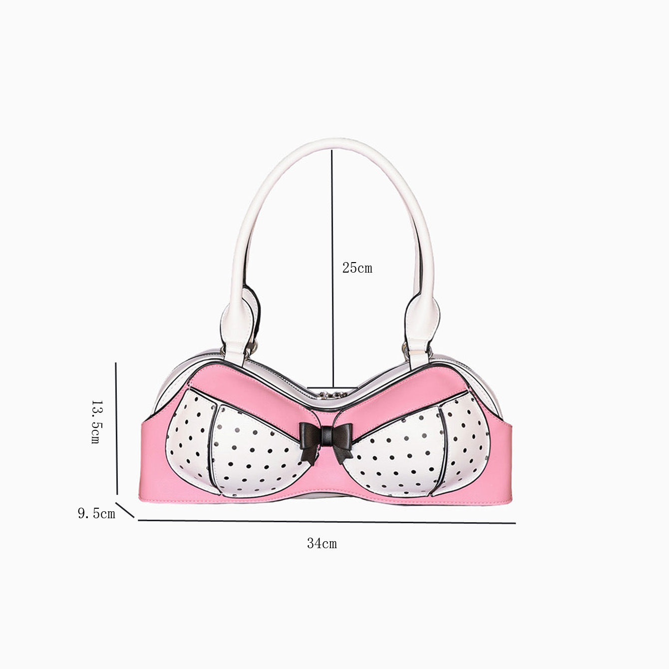 Novelty Bra Shape Shoulder Handbag for Women