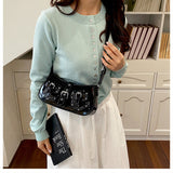 Vintage Buckle Shoulder Bag