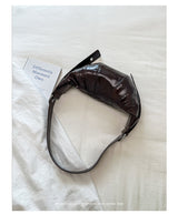 Quilted Crescent Shoulder Bag