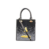 Rhinestone Face Tote Bag