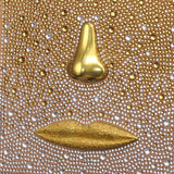Rhinestone Face Tote Bag