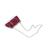 Women's Sequin Chain Clutch Bag