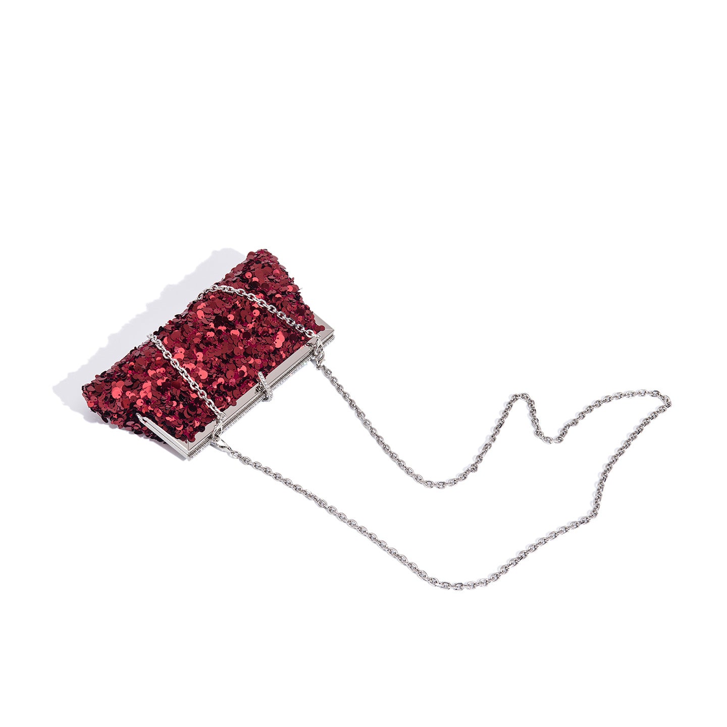 Women's Sequin Chain Clutch Bag