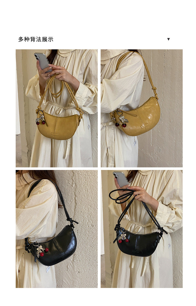 Women's Half Moon Shoulder Bag