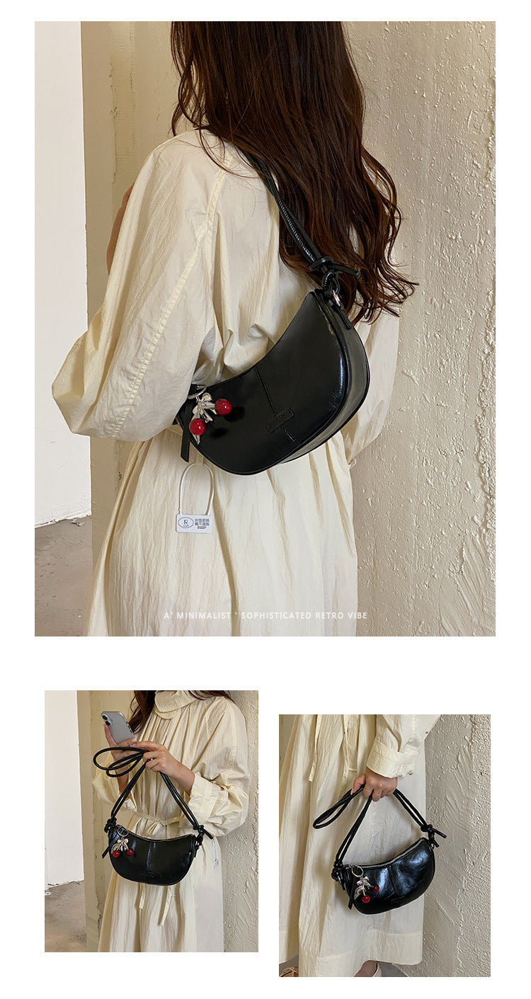 Women's Half Moon Shoulder Bag