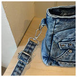 Denim Jacket Shoulder Handbag