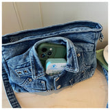Denim Jacket Shoulder Handbag