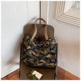 Women's Camouflage Canvas Tote Bag