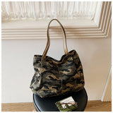 Women's Camouflage Canvas Tote Bag
