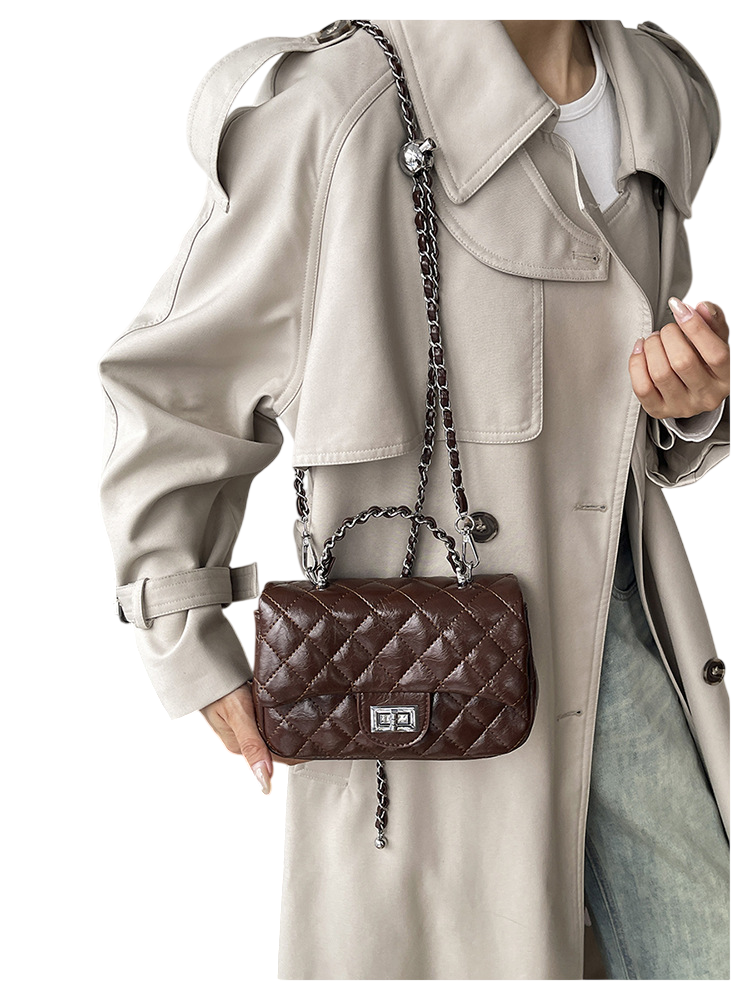 Women's Quilted Chain Strap Shoulder Bag