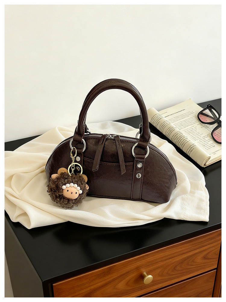 Women's Vintage Brown Shoulder Handbag