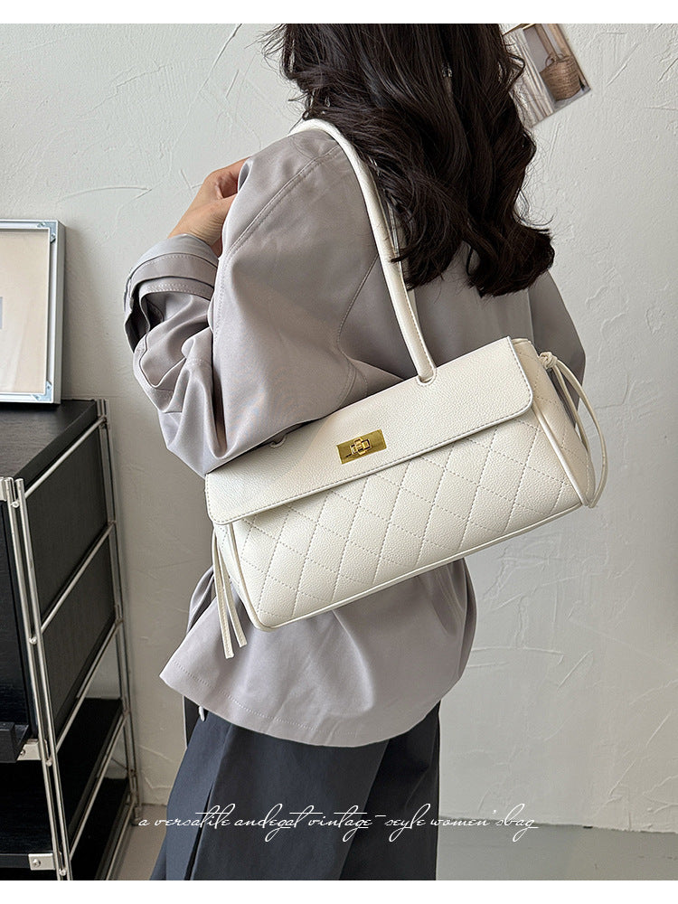 Women's Quilted Shoulder Handbag
