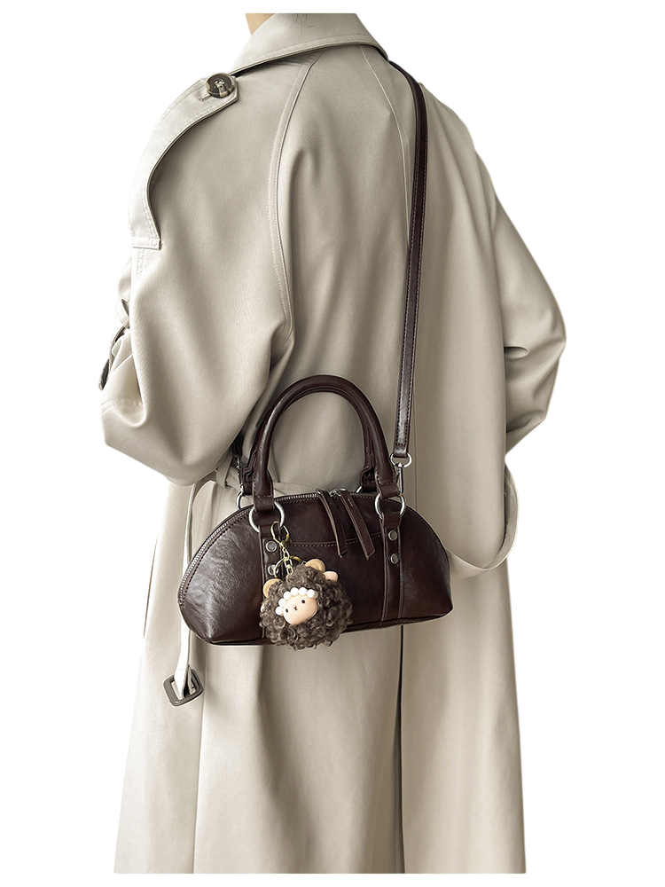 Women's Vintage Brown Shoulder Handbag