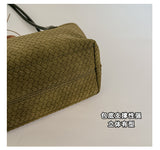 Women's Woven Shoulder Handbag