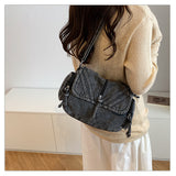 Women's Vintage Denim Shoulder Bag