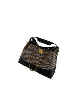 Woven Chain Strap Shoulder Bag