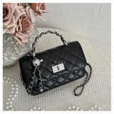 Women’s Quilted Chain Strap Shoulder Bag