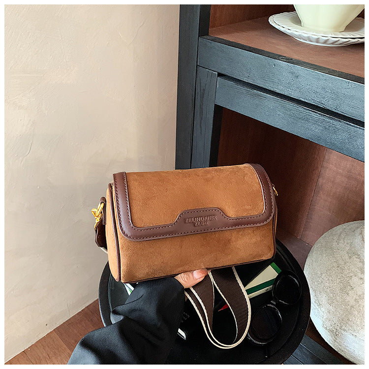 Women’s Suede Crossbody Shoulder Bag