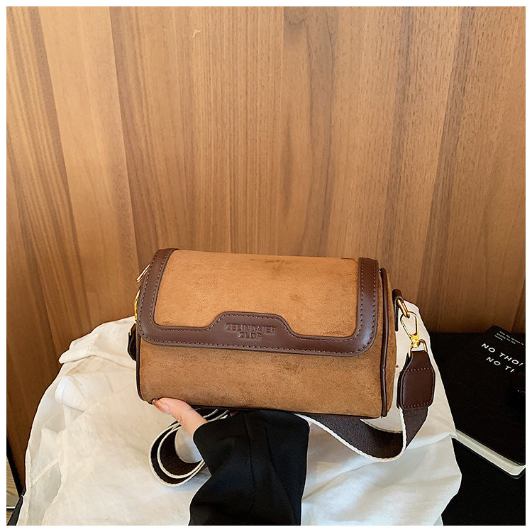 Women’s Suede Crossbody Shoulder Bag