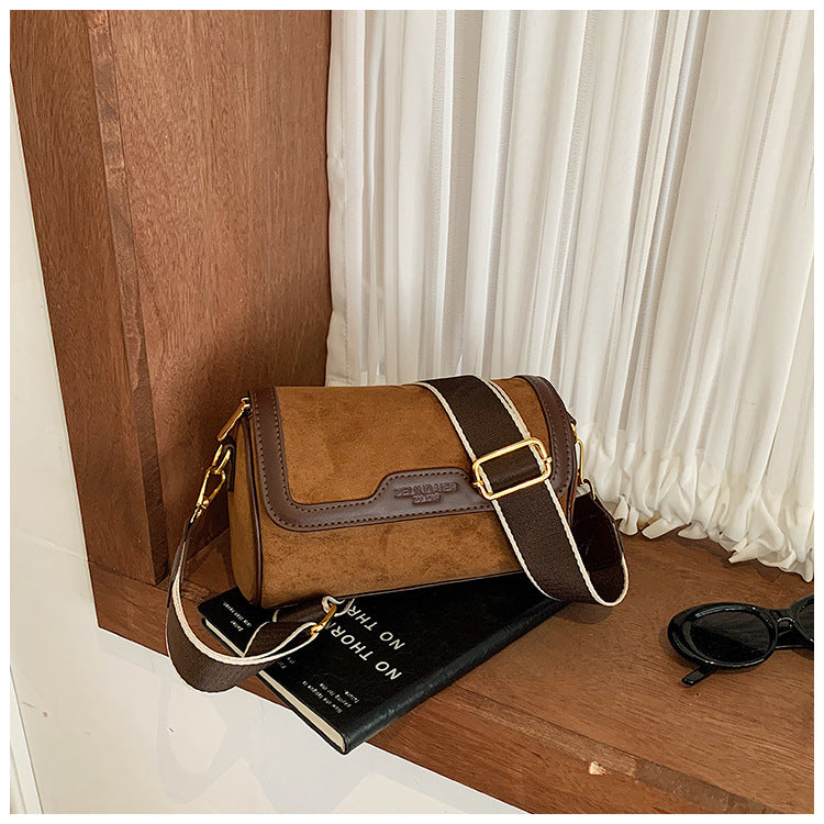 Women’s Suede Crossbody Shoulder Bag