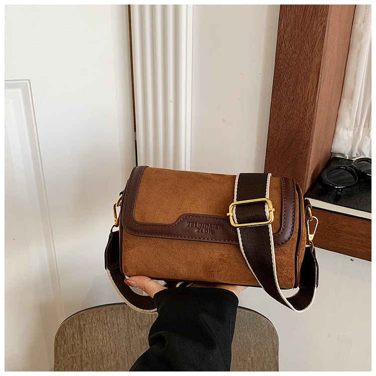 Women’s Suede Crossbody Shoulder Bag