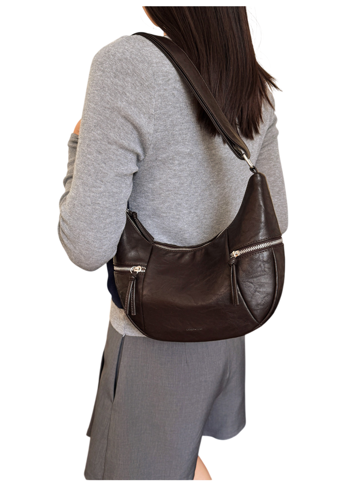 Women’s Casual Zip Pocket Shoulder Bag