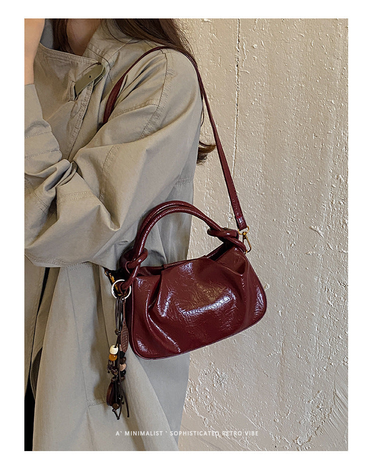 Women’s Mini Ruched Shoulder Bag