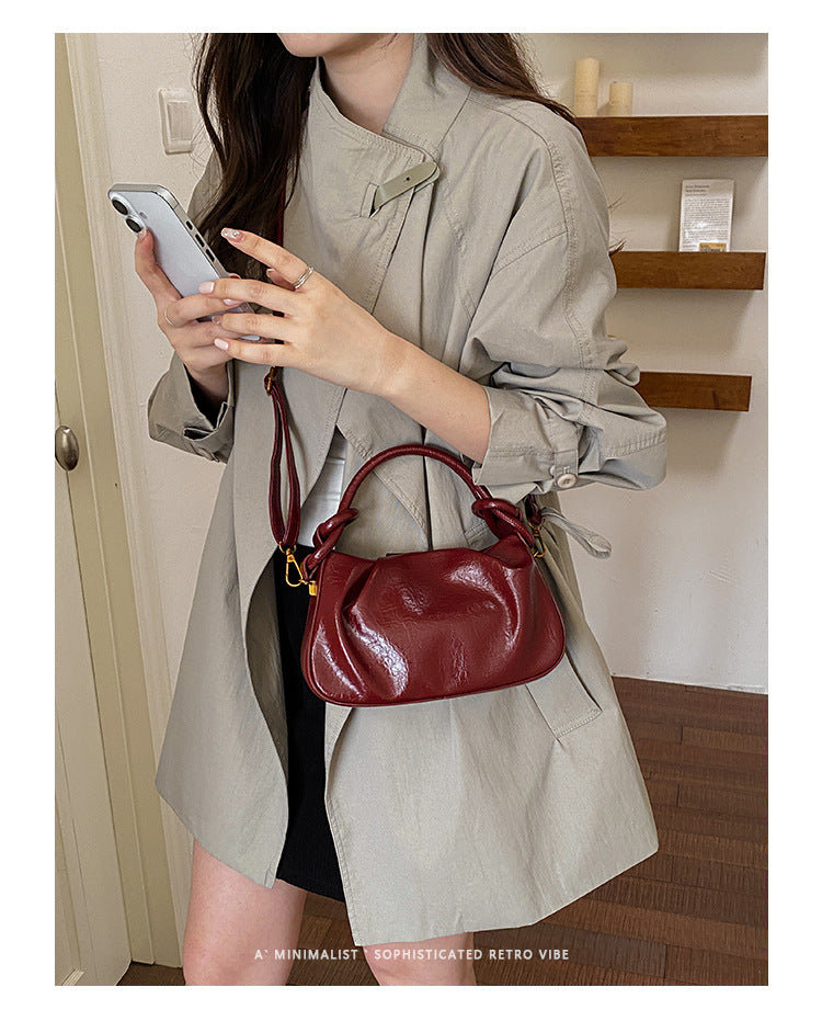 Women’s Mini Ruched Shoulder Bag
