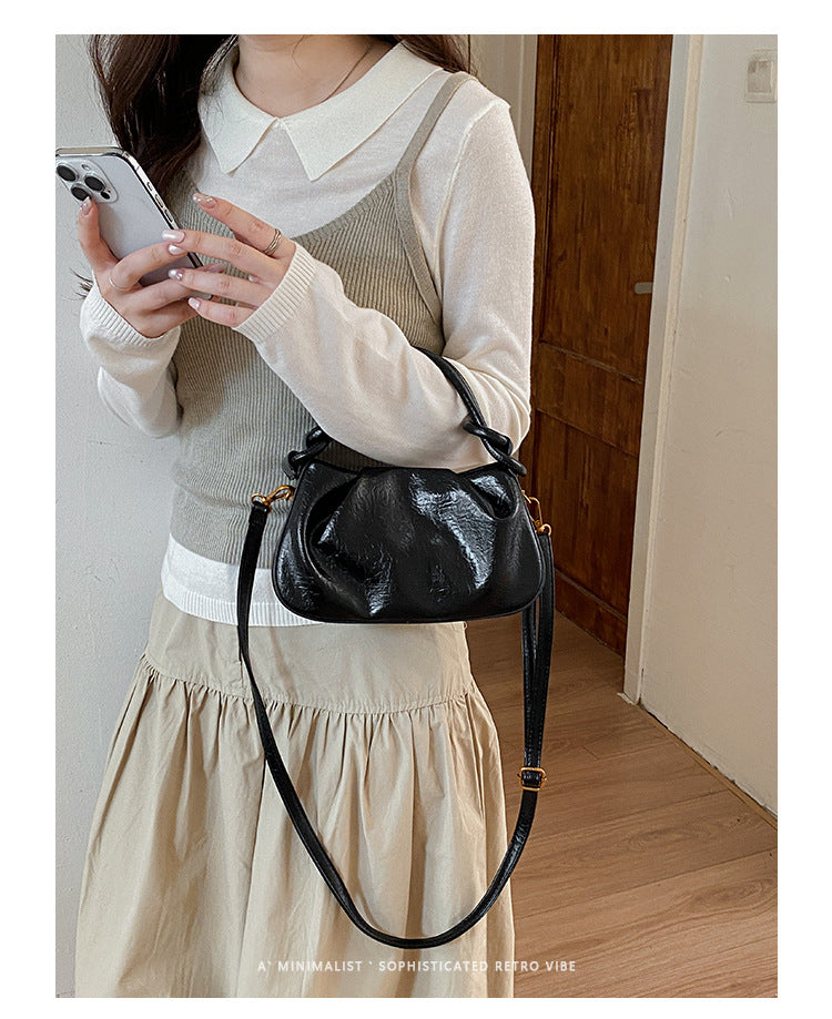 Women’s Mini Ruched Shoulder Bag