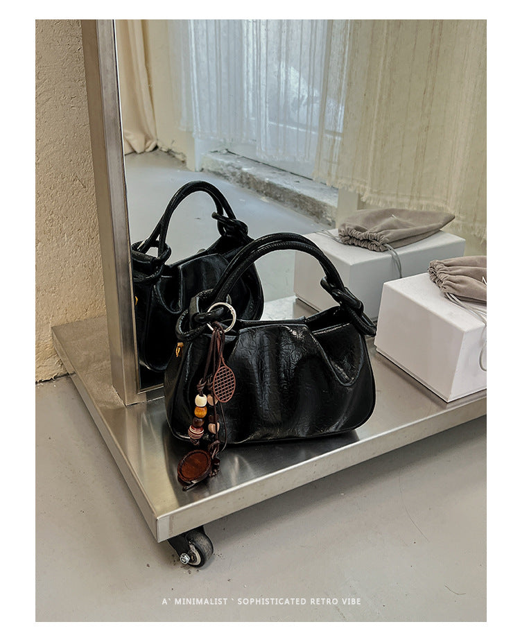 Women’s Mini Ruched Shoulder Bag