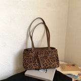 Women’s Leopard Print Shoulder Handbag