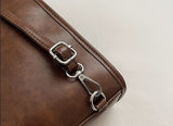 Women’s Brown Structured Shoulder Handbag