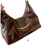 Women's Glossy Shoulder Bag