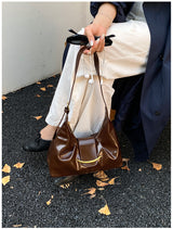 Women's Glossy Shoulder Bag