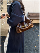 Women's Glossy Shoulder Bag