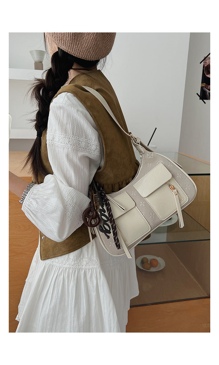 Women's Vintage Embossed Shoulder Bag