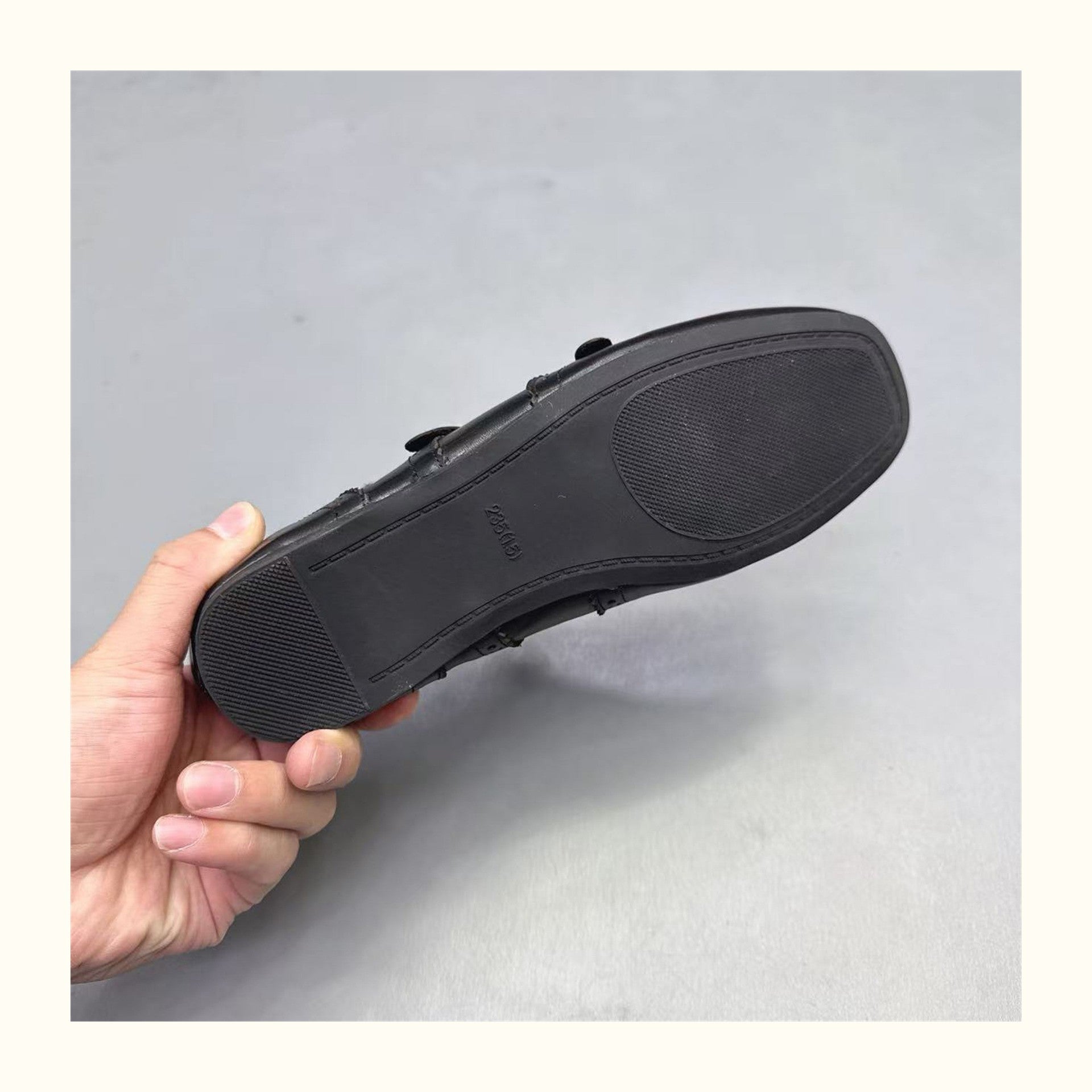 Faux Leather Brogue Shoes with Buckle