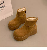 Faux Fur Lined Ankle Boots