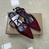 Pointed Toe Slingback Sandals