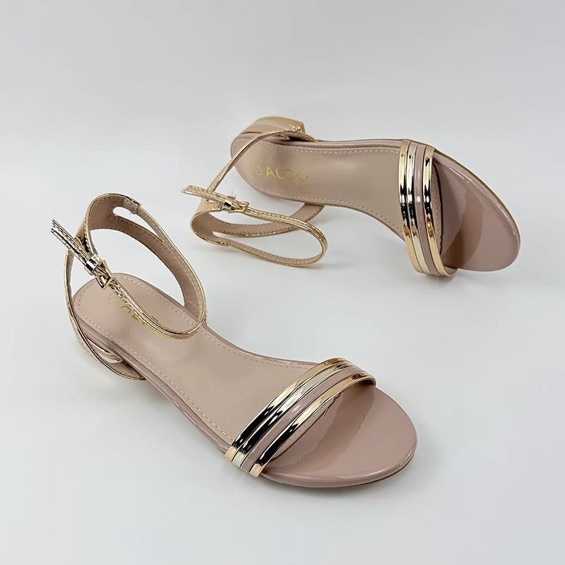 Patent Leather Strappy Sandals