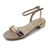 Patent Leather Strappy Sandals