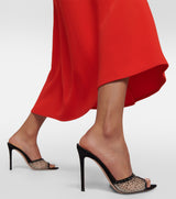 Mesh Pointed-Toe Heels