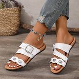 Casual Embellished Slide Sandals