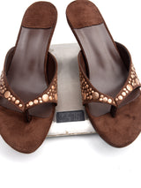 Heeled Sandals with Embellishments