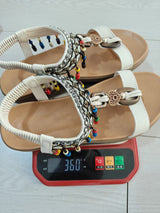 Bohemian Beaded Ankle-Decorated Sandals