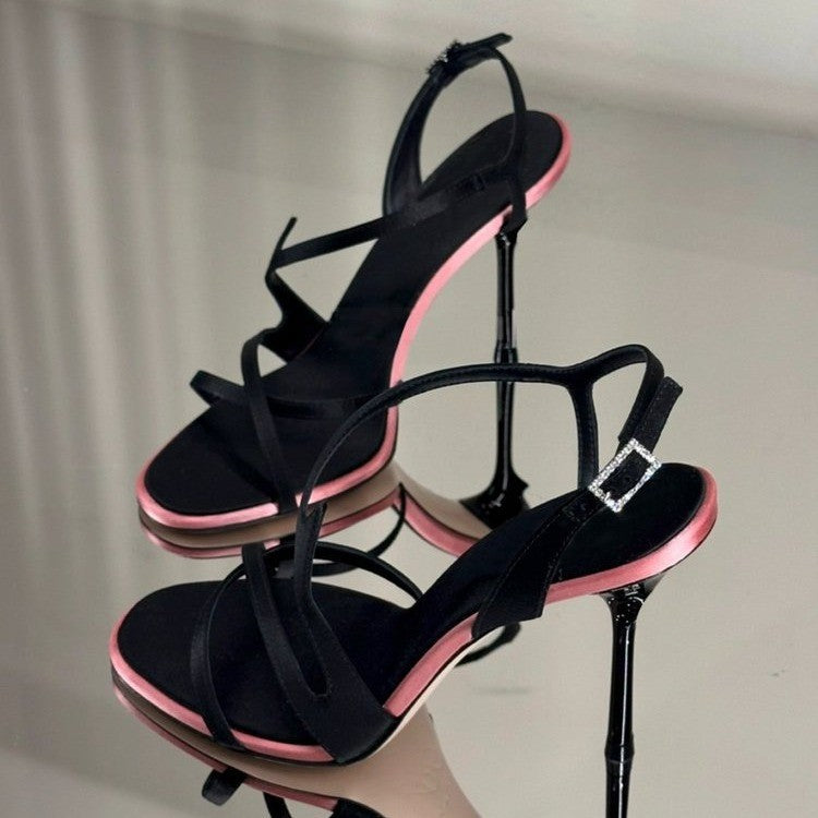 High Heel Sandals with Accent