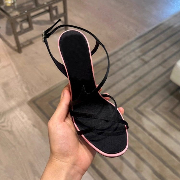High Heel Sandals with Accent