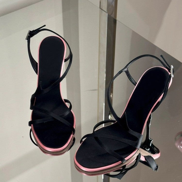 High Heel Sandals with Accent