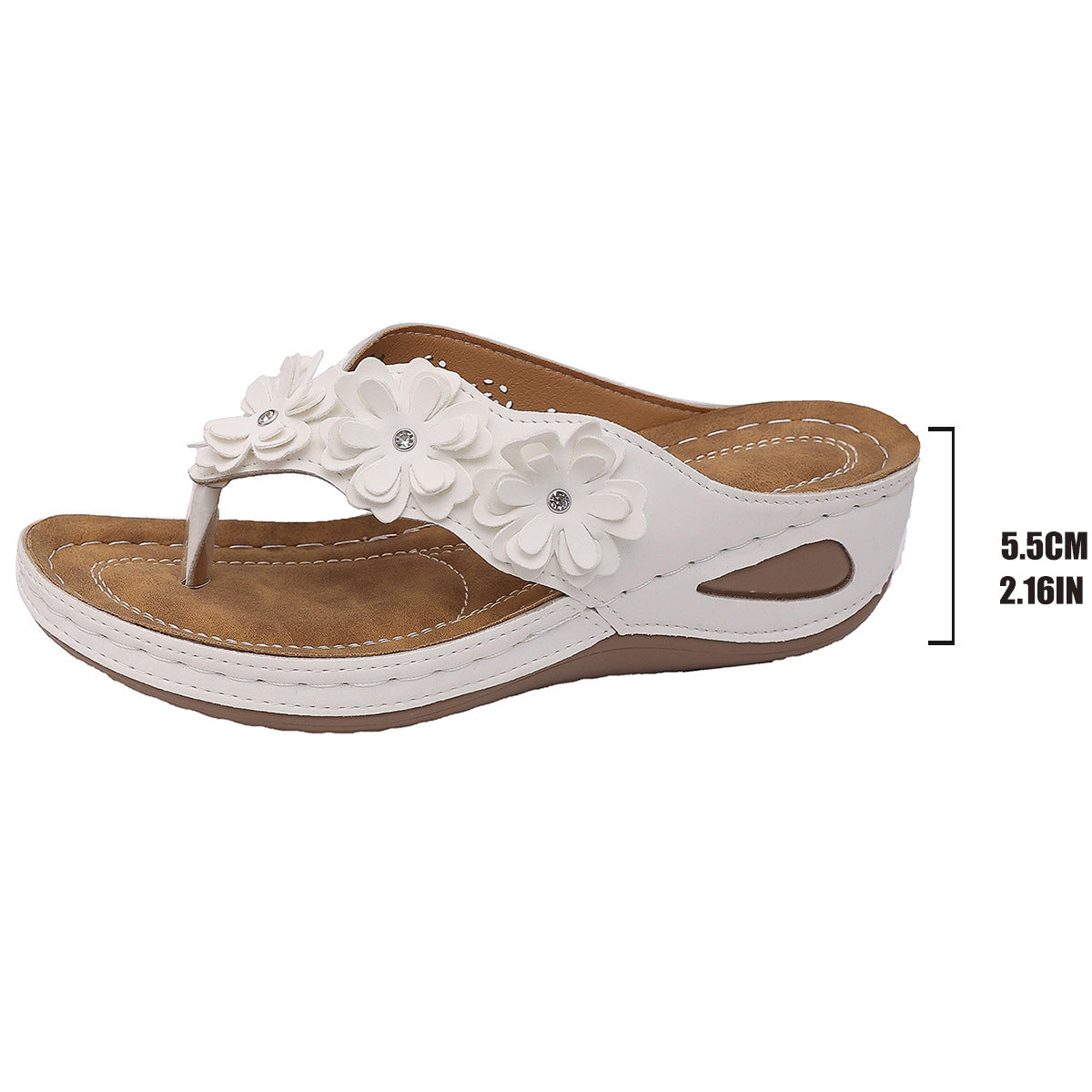 Floral Toe-Post Sandals