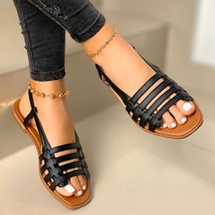 Stylish White Strappy Sandals